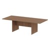 Alera Rectangle Conference Table, 94.5" X 41.38" X 29.5", Modern Walnut Top, Woodgrain Laminate ALEVA719642WA